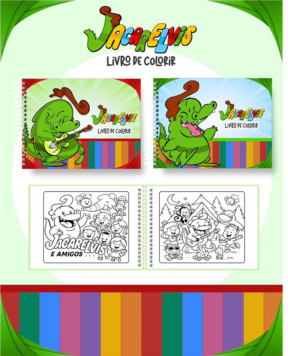 Arquivo Livro de Colorir Jacarelvis - Pamella 1