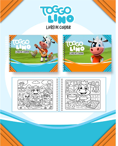 Arquivo Livro de Colorir Toggo Lino - Pamella                                                                                                                                                           