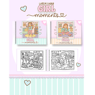 Arquivo Livro de Colorir Girls Moments - Pamella