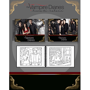 Arquivo Livro de Colorir The Vampire Diaries - Pamella