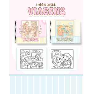 Arquivo Livro de Colorir Viagens - Pamella