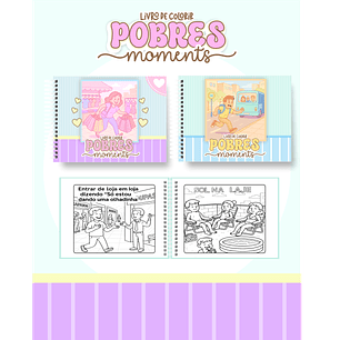 Arquivo Livro de Colorir Pobres Moments - Pamella