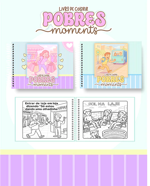 Arquivo Livro de Colorir Pobres Moments - Pamella