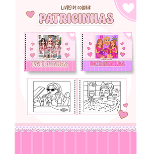 Arquivo Livro de Colorir Patricinhas - Pamella