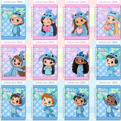 Arquivo Capas Love Stitch - Camarelo Design