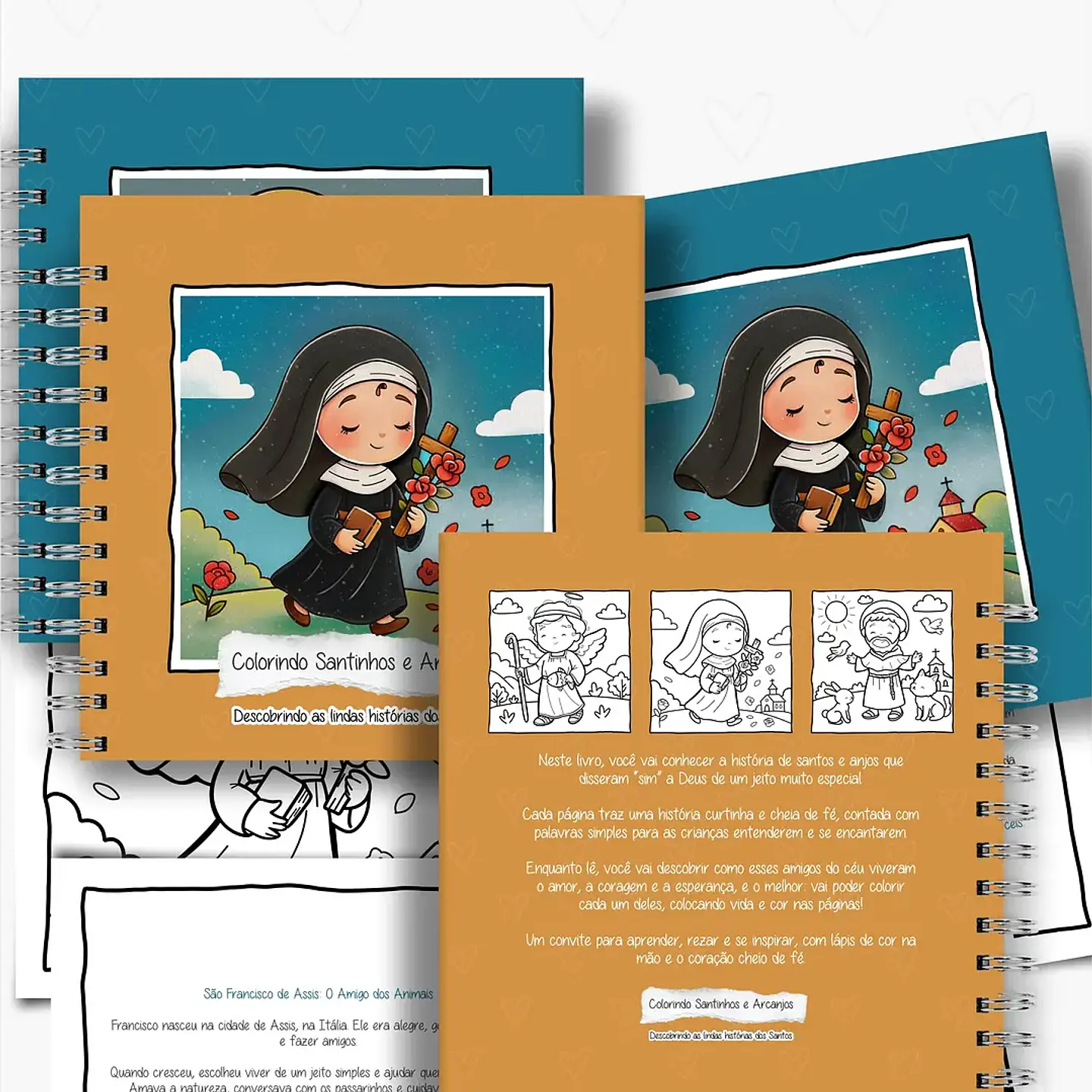 Arquivo Livro de Colorir Santinhos e Arcanjos - Carinas 6