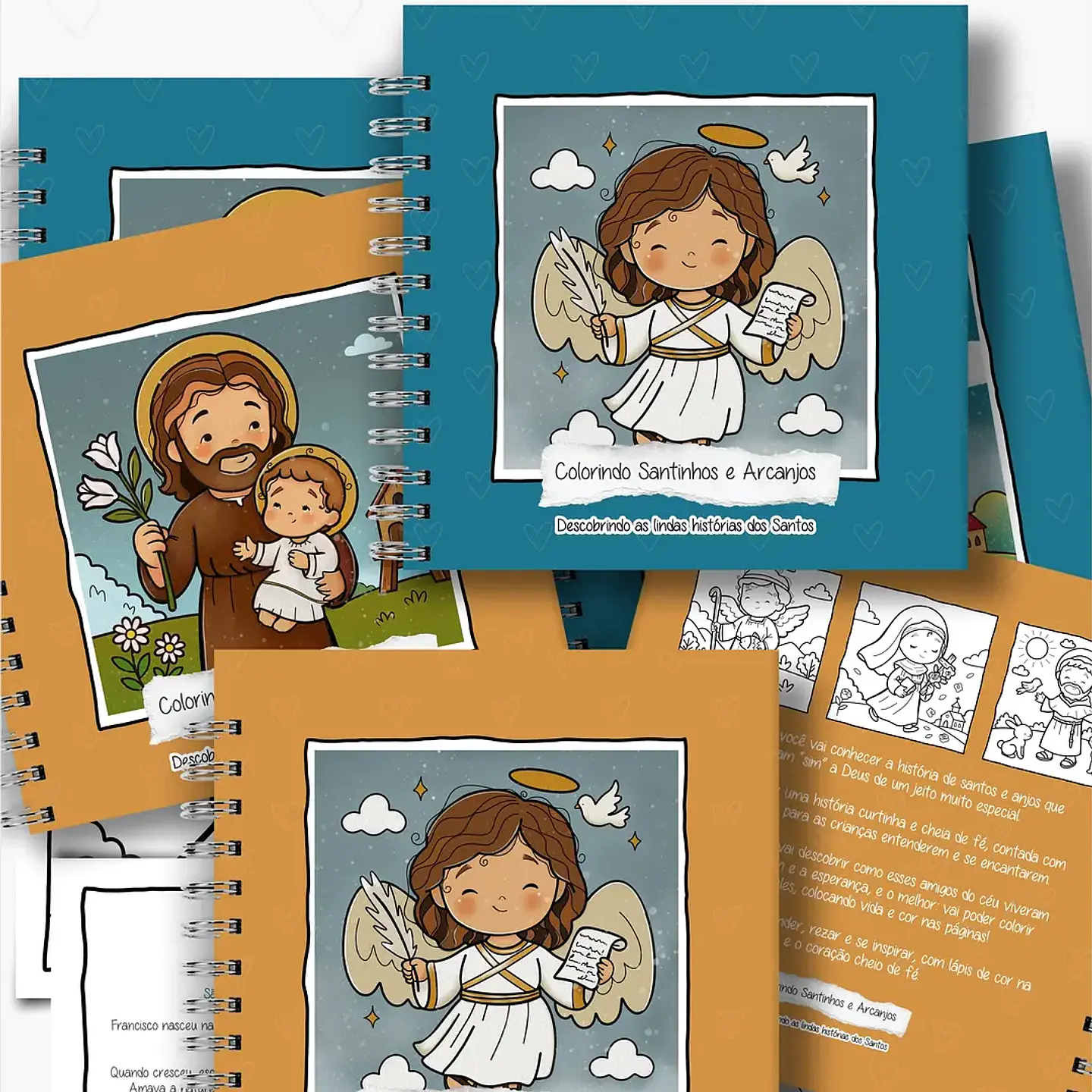 Arquivo Livro de Colorir Santinhos e Arcanjos - Carinas 4
