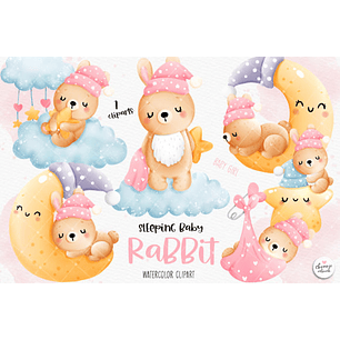 Kit Digital Coelhinha Menina Arts - Chonnie Arts