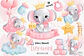 Kit Digital Elefantinha Baby - Chonnie Arts - Thumbnail 1