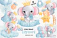 Kit Digital Elefantinho Baby - Chonnie Arts - Thumbnail 1