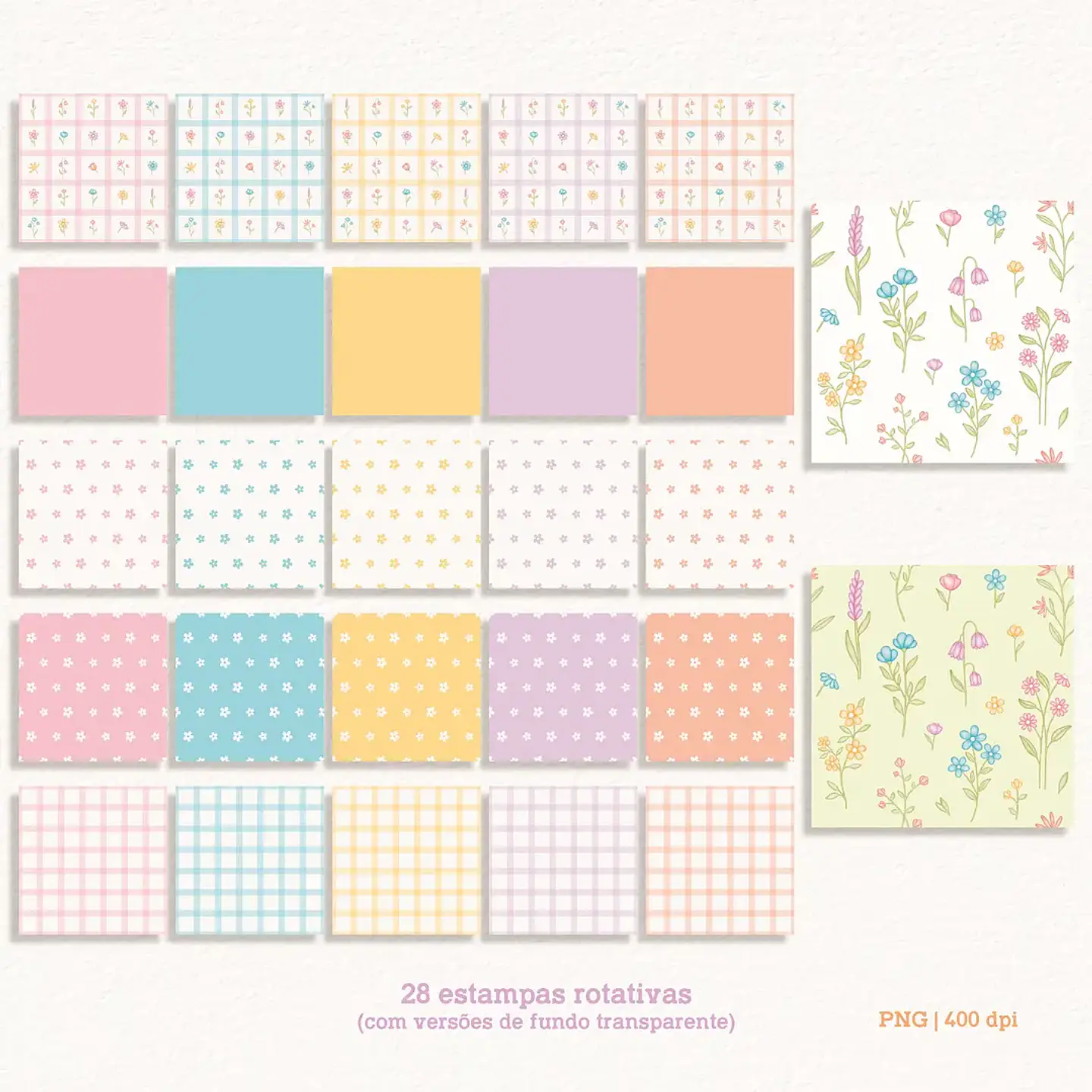Kit Digital Flores - Daiane Barbosa 8