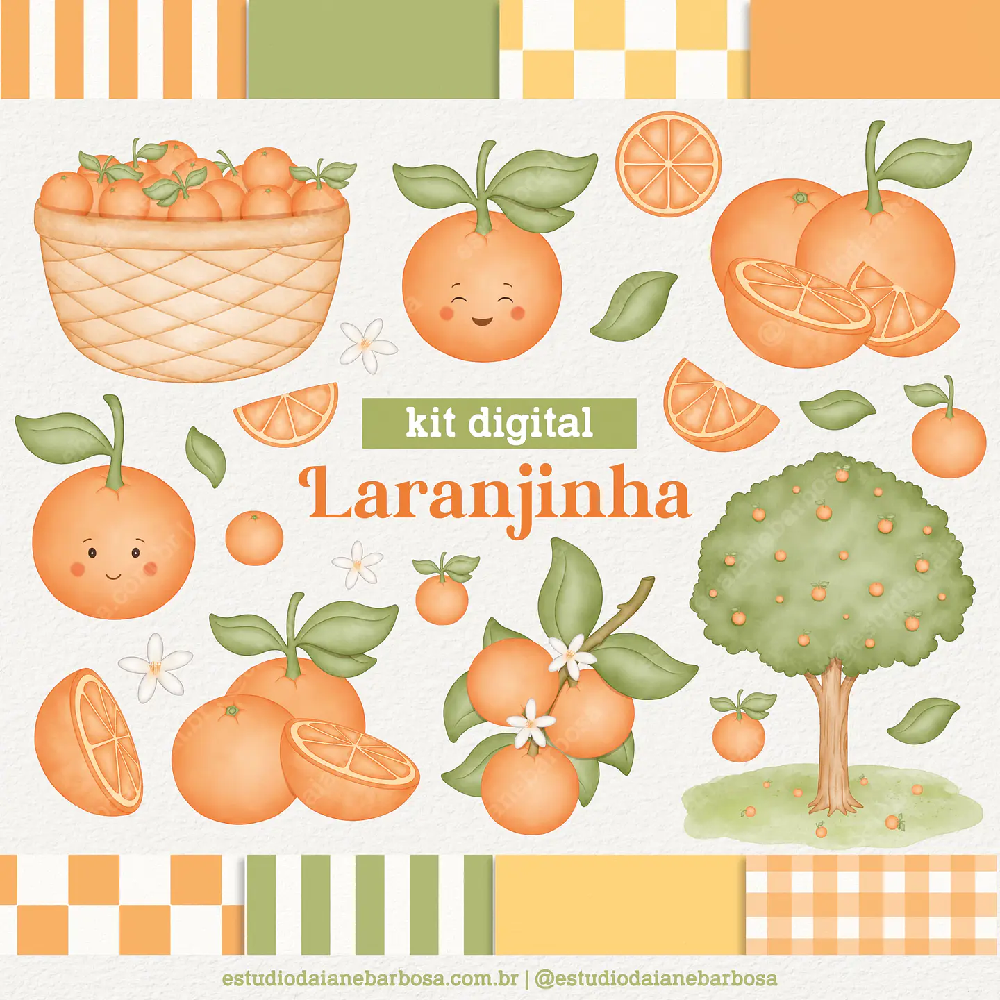 Kit Digital Laranjinha - Daiane Barbosa 1