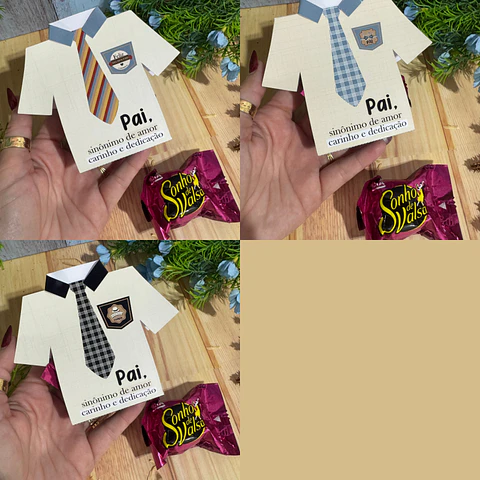 Arquivo Dia dos Pais Card Camisa - GB