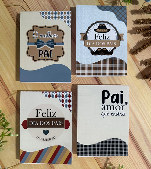 Arquivo Dia dos Pais Capa Bloquinho A7 - GB