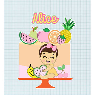 Arquivo de Corte Topo Frutinha Baby