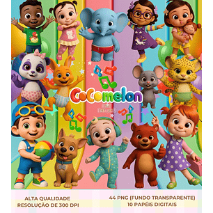 Kit Digital Cocomelon - Que Fofura Criativos
