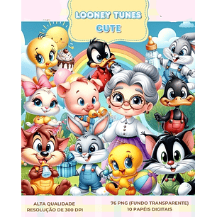 Kit Digital Looney Tunes Cute - Que Fofura Criativos