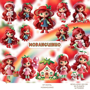 Kit Digital Moranguinho - Que Fofura Criativos