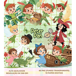 Kit Digital Peter Pan - Que Fofura Criativos