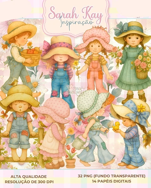 Kit Digital Sarah Kay - Que Fofura Criativos