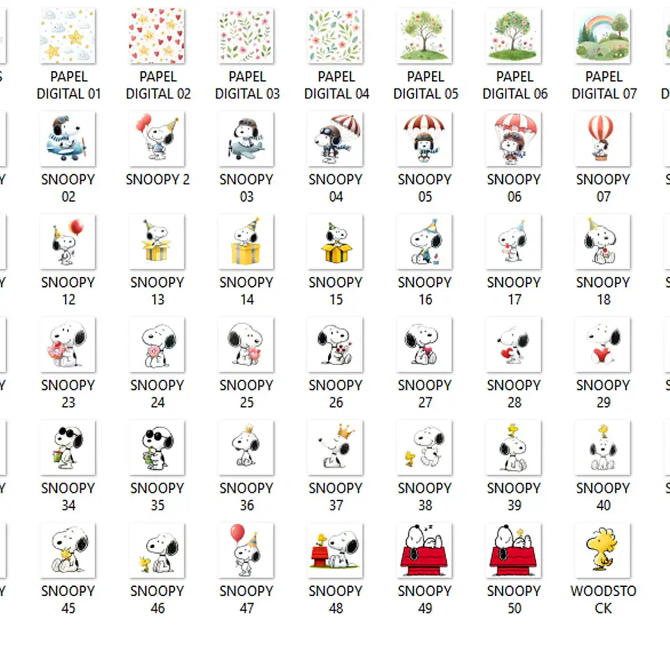Kit Digital Snoopy- Que Fofura Criativos 2