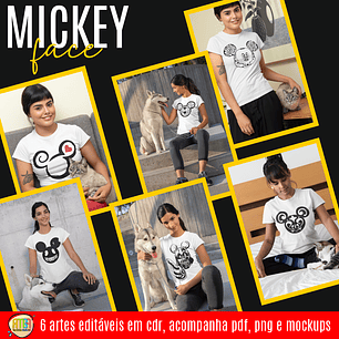 Arquivo Camisas Mickey Faces - Ana Melim