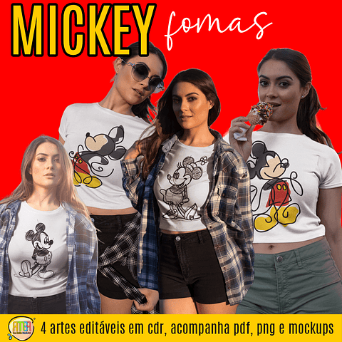 Arquivo Camisas Mickey Formas - Ana Melim