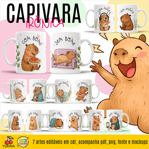 Arquivo Canecas Capivara Com e Sem - Ana Melim