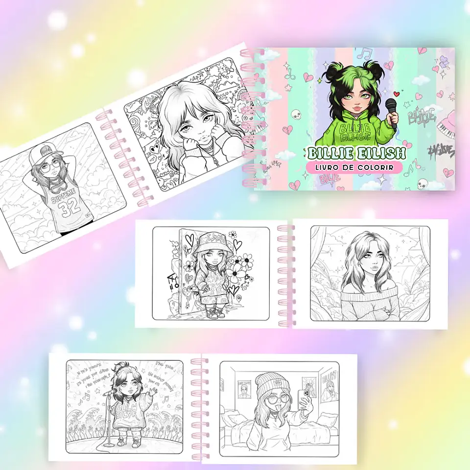 Arquivo Livro de Colorir Divas do Pop Teen - Caramelo Design 10