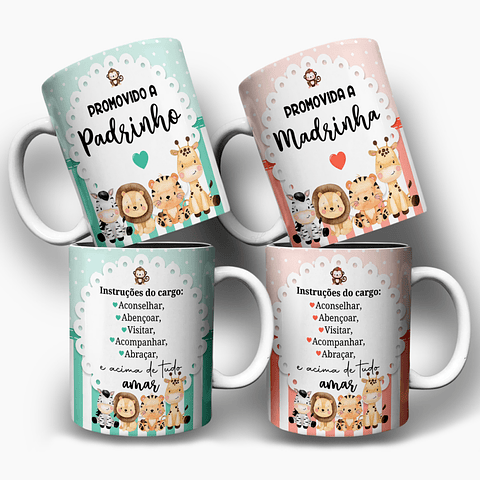 Arquivo Padrinhos de Batismo Safari Dindo e Dinda