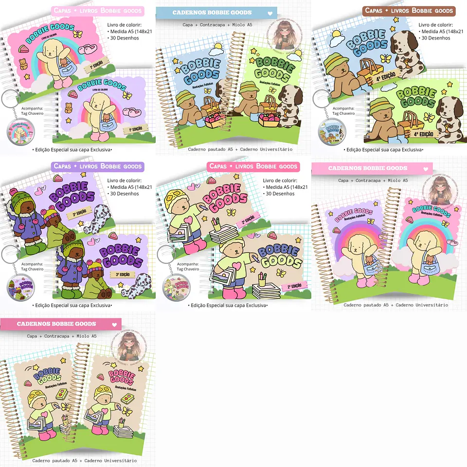 Arquivo Combo Bobbie Goods - Encaderna Com Amor 1