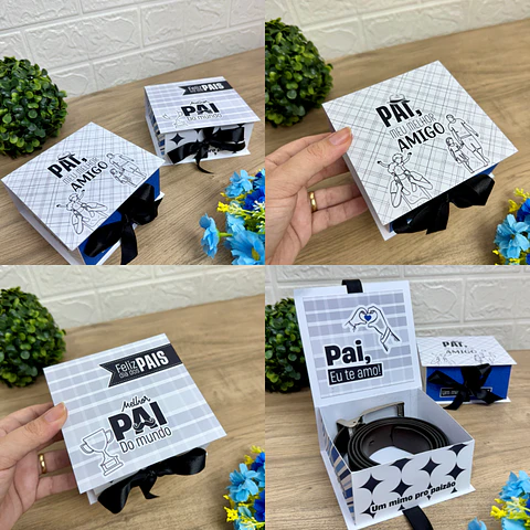 Arquivo dia dos Pais Caixa para Cinto - Madi