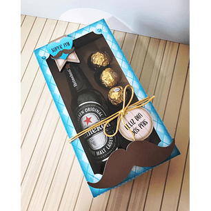 Arquivo de Corte Dia dos Pais Caixa Cerveja e Doces