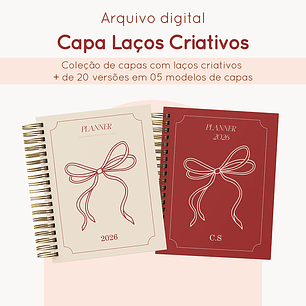 Arquivo Laços Criativos Capas A5 - Papel Sorriso