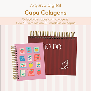 Arquivo Capas Colagens A5 - Papel Sorriso