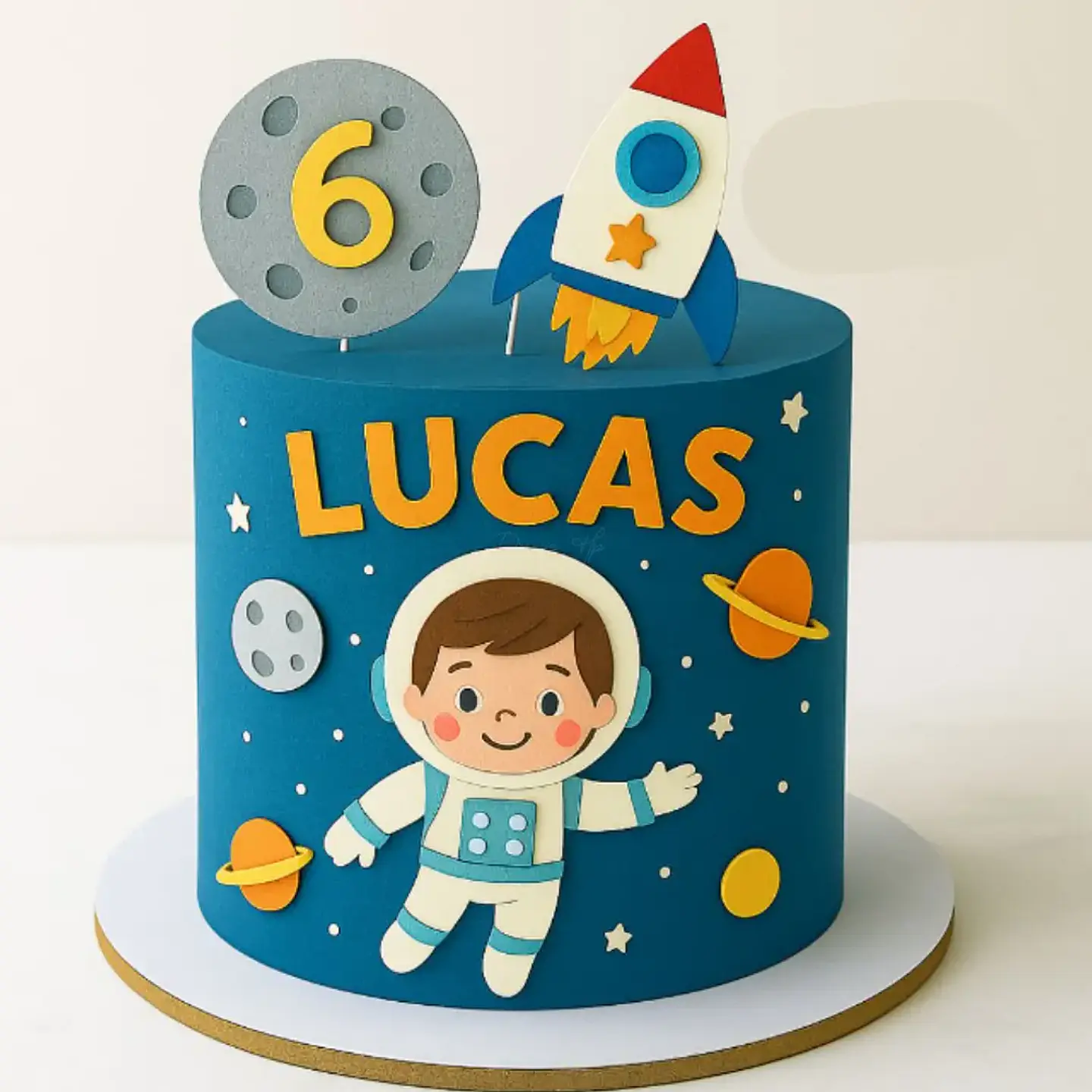 Arquivo Topo de Bolo Astronauta em Camadas 1