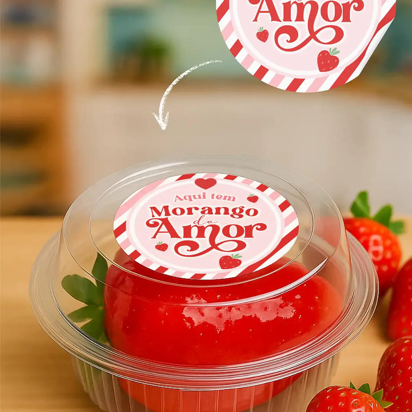 Kit Digital Morango do Amor - Ana Flor 3