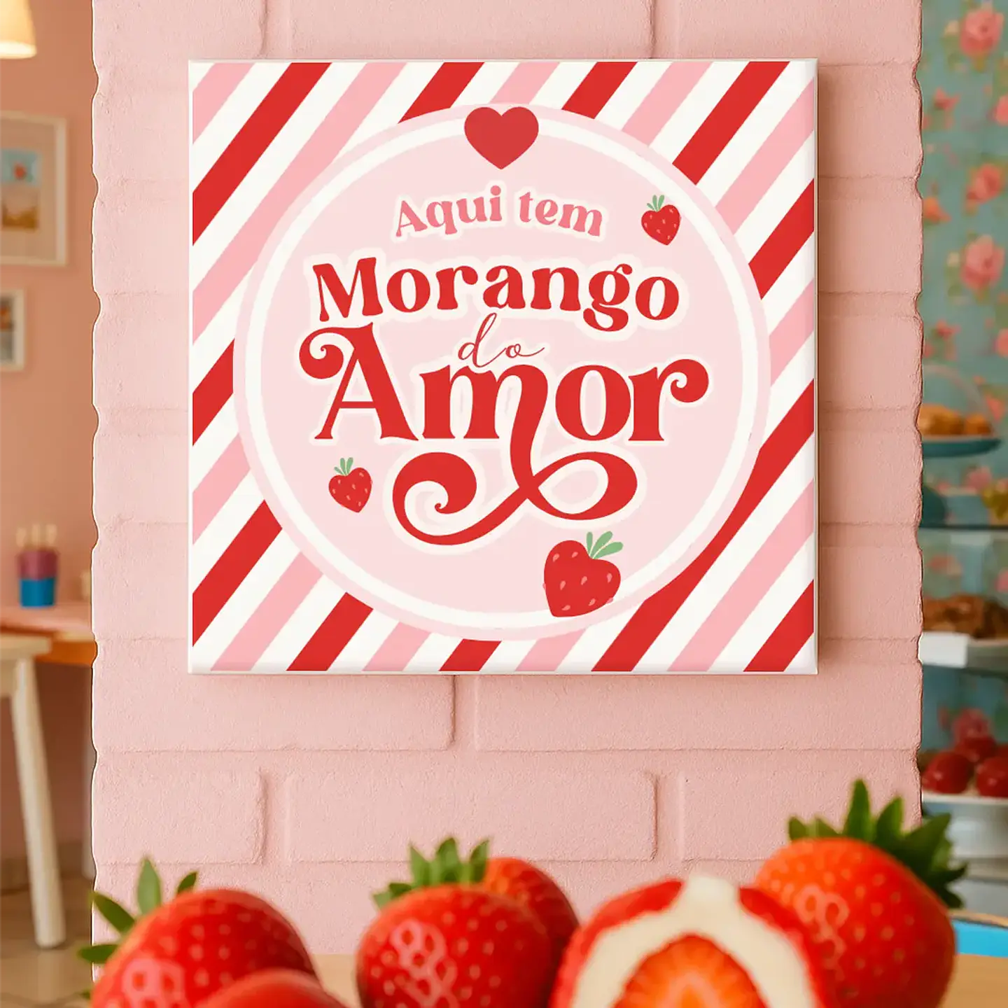 Kit Digital Morango do Amor - Ana Flor 6