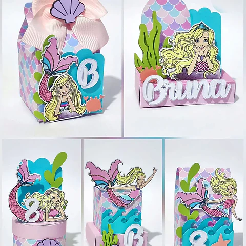 Arquivo de Corte Barbie Sereia 43 - Criar Bv