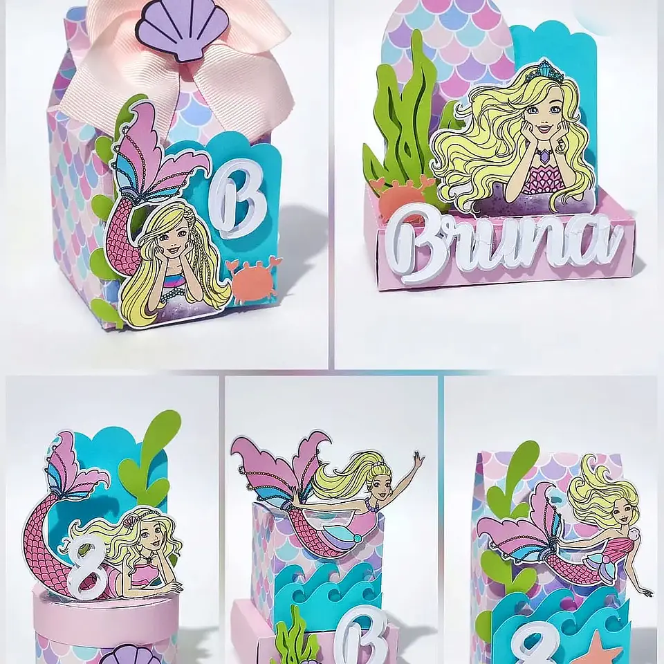 Arquivo de Corte Barbie Sereia 43 - Criar Bv 1