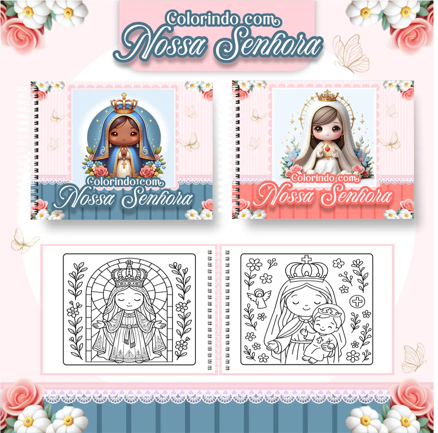 Arquivo livro de colorir Nossa Senhora - PAMELLA 1