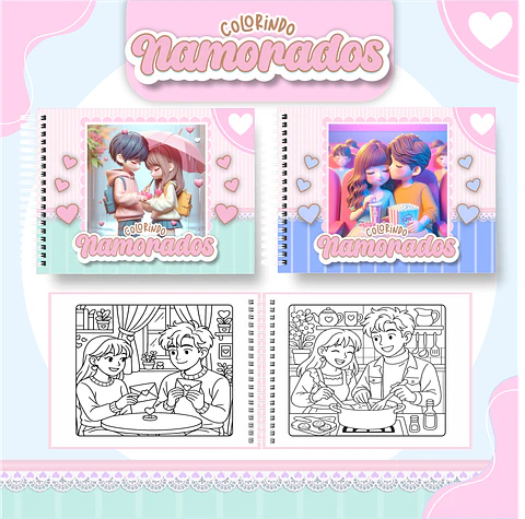 Arquivo livro de colorir Namorados - PAMELLA