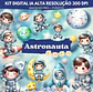 Kit Digital Astronauta Baby - MK - Thumbnail 1