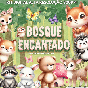 Kit Digital Bosque Encantado - MK