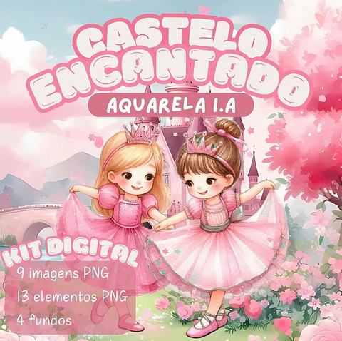 Kit Digital Castelo Encantado - MK