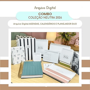Arquivo Combo Coleção Neutra 2026 - G19