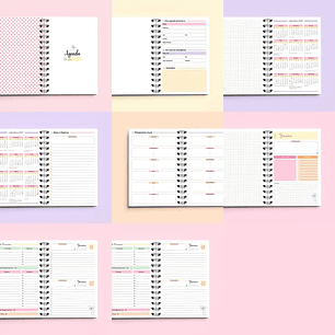 Arquivo Agenda Sem Data - 1DPP + 2DPP - A5 - Telma Contel