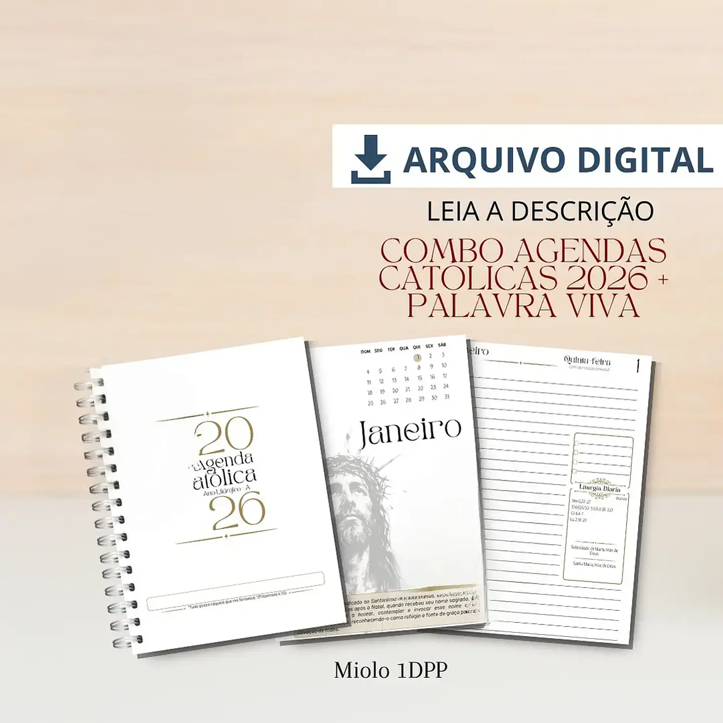 Arquivo Combo Agendas Católicas + Palavra Viva - Pitakos 4