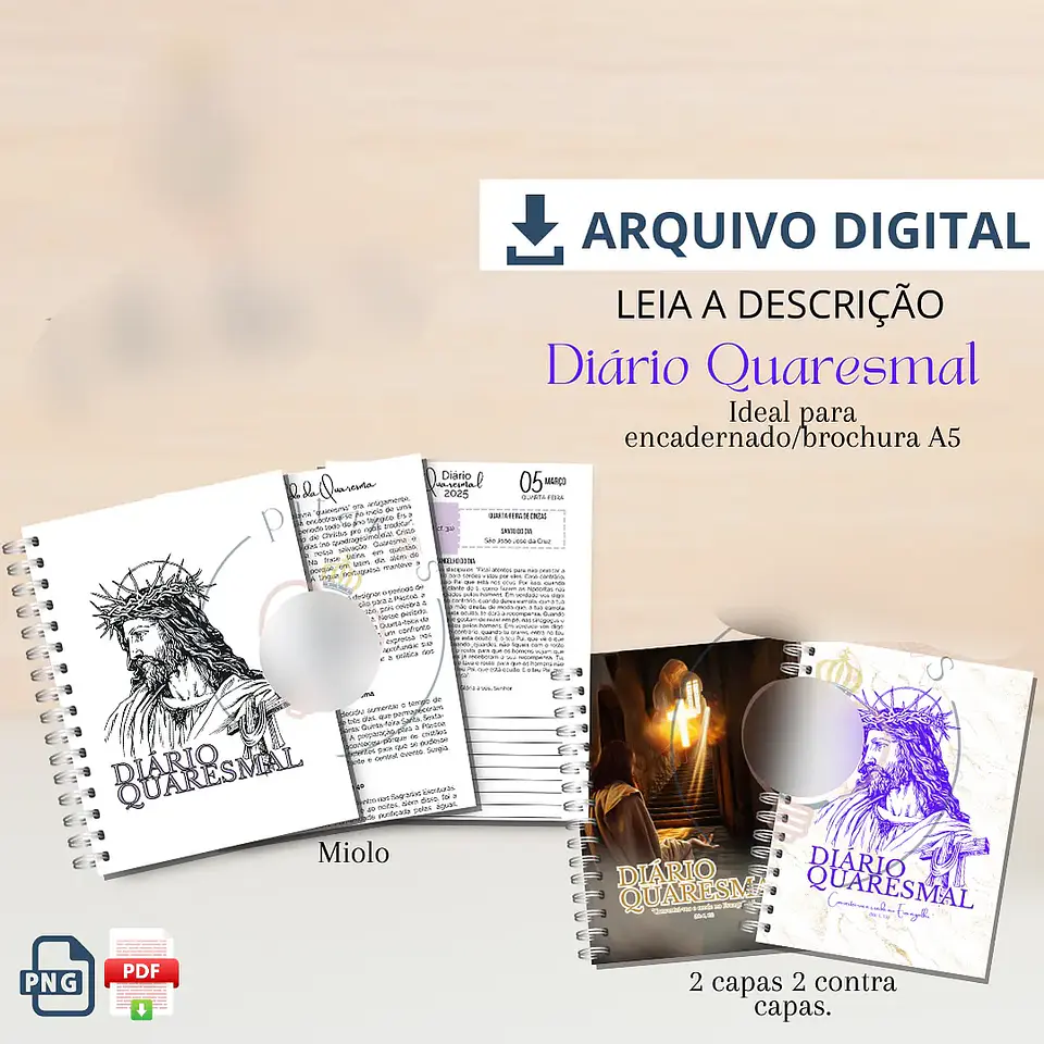 Arquivo Encadernação Diário Quaresmal - PITAKOS 1
