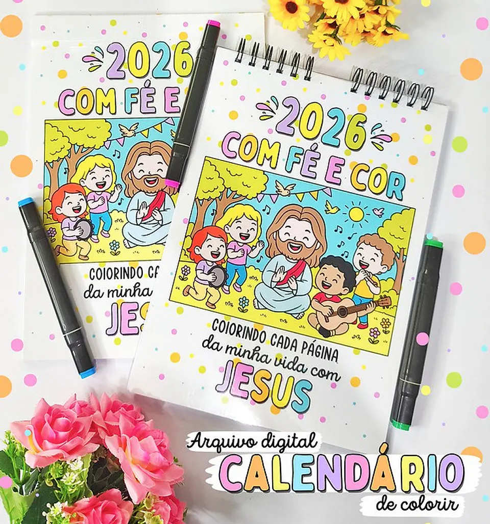 Arquivo Calendário de Colorir - Desenhitos da Jana 1